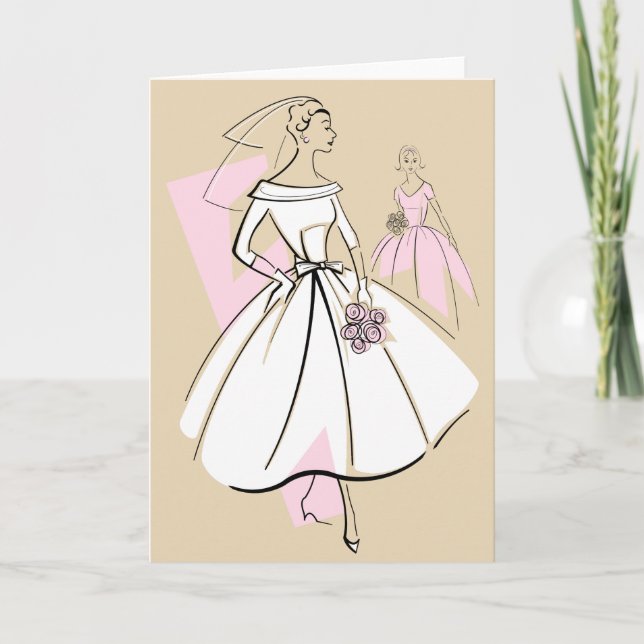 Carte de voeux Fashion Bride Neutral Group (Devant)