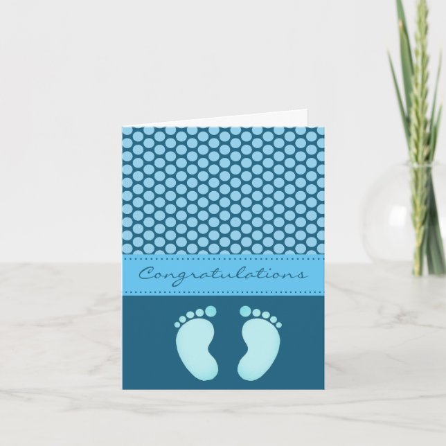 Carte de voeux - Félicitations pour la naissance (Devant)