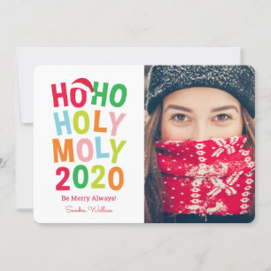 Carte de vœux festive 2020 Holy Moly