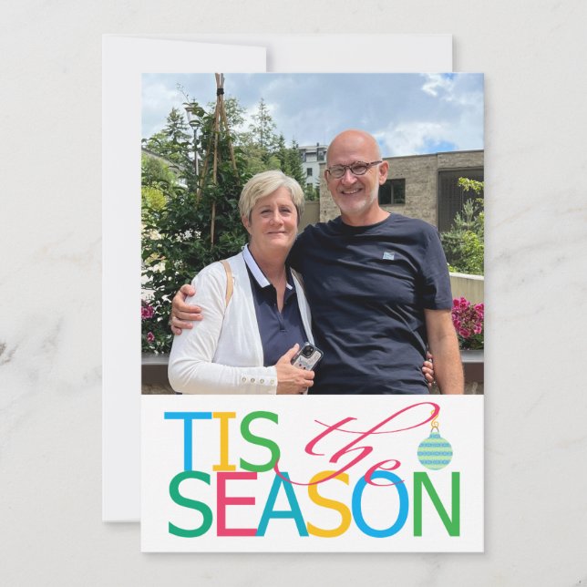 Carte de vœux festive de la saison (Devant)
