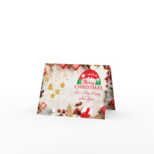 Carte de voeux Festive de Noël