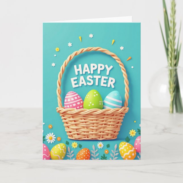Carte de vœux festive de printemps (Devant)