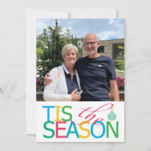 Carte de vœux festive de saison