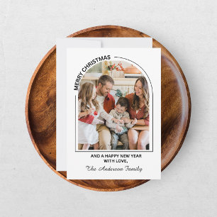 Carte de vœux festive et décontractée pour un joye