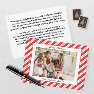 Carte de vœux festive et décontractée pour un joye