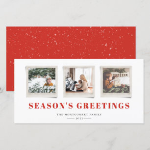 Carte de vœux festive Instantané Sentiments Joyeux