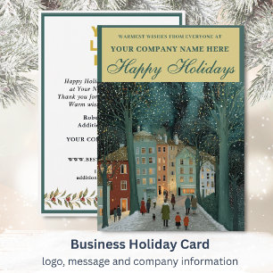 Carte de vœux festive pour entreprise 2027