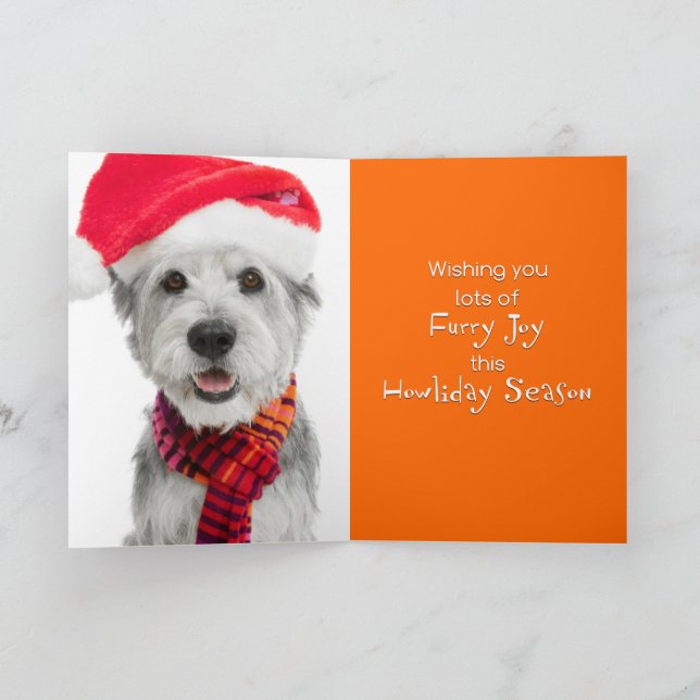 Carte de vœux festive - Spade Jackson débraillé (Intérieur)
