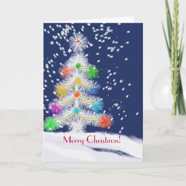 Carte de voeux Festive Tree (Devant)