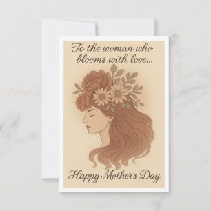 Carte de voeux Fête des Mères - Floral Love Editio