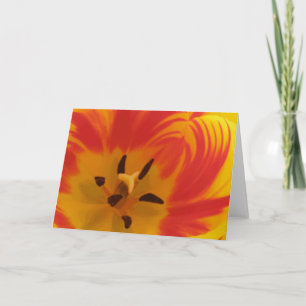 Carte de voeux Fiery Tulip