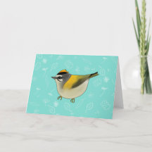 Carte de vœux Firecrest