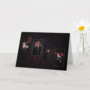 Carte de voeux Fireworks