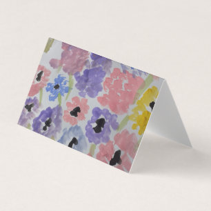 Carte de voeux Fleur sauvage
