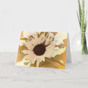 Carte de voeux fleurie