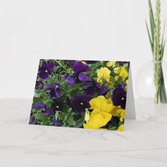 Carte de voeux Floral (Devant)