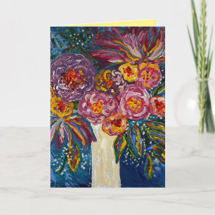 Carte de voeux Floral Bouquet