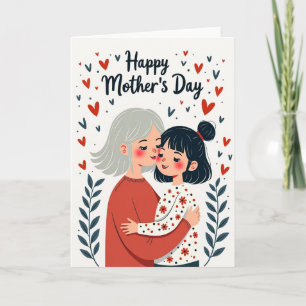 Carte de vœux Floral Hearts