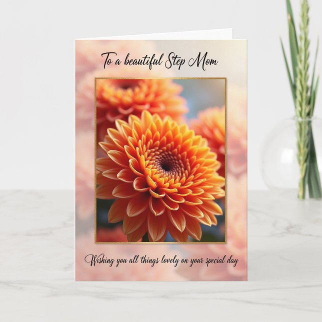 Carte de vœux Floral Shimmer (Devant)