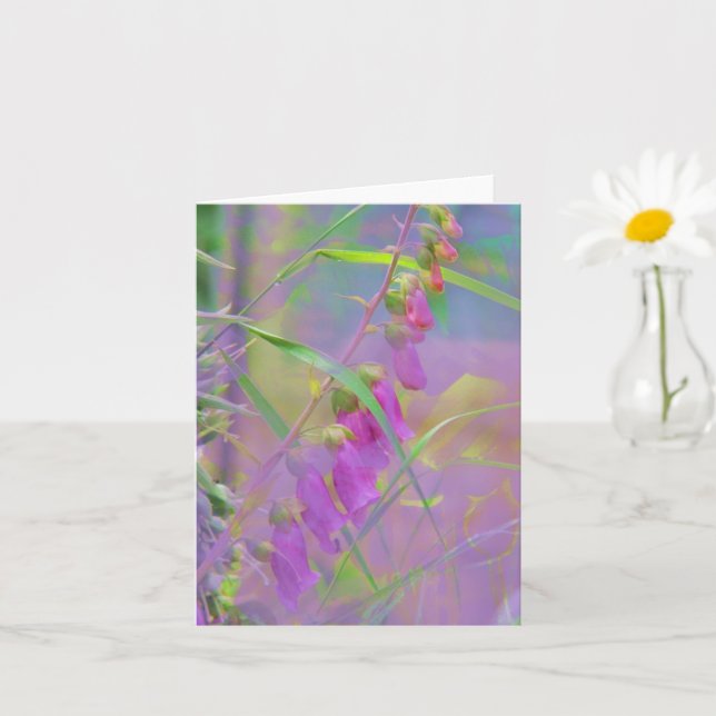 Carte de vœux florale (Petite plante)