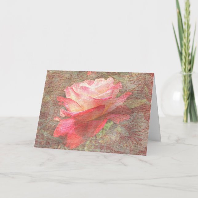 Carte de voeux florale (Devant)