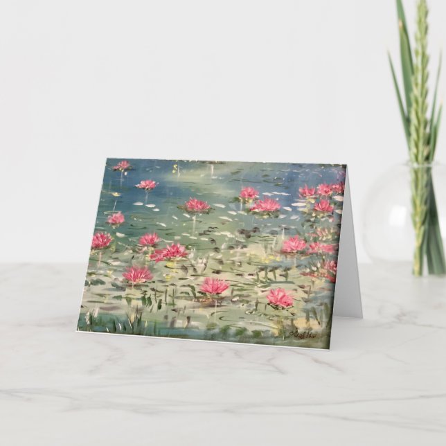 Carte de voeux florale "Adrift" (Devant)