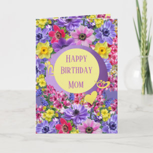 Carte de voeux florale Personnaliser
