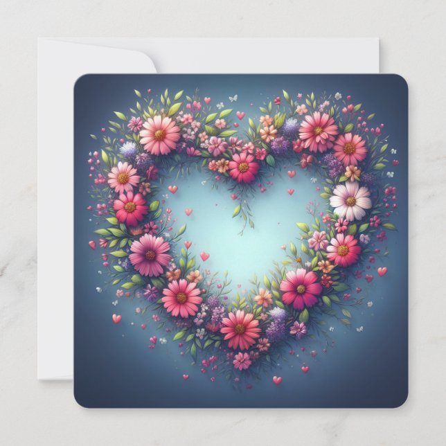 Carte de voeux "Flourver dans son amour" (Devant)