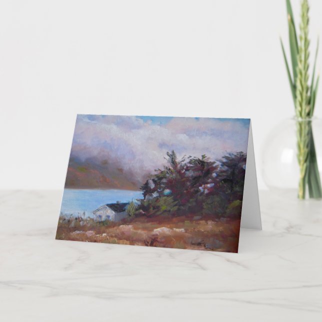 Carte de voeux Fog Over Crystal Springs. (Devant)