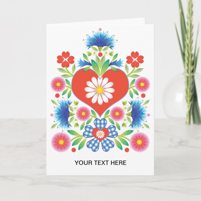 Carte de voeux Folkfest (Devant)