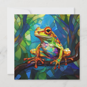 Carte de voeux Frog Art