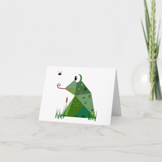 Carte de voeux Froggie (Devant)