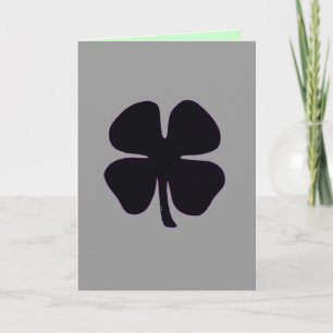 Carte de voeux funéraire Black Clover Irish wake