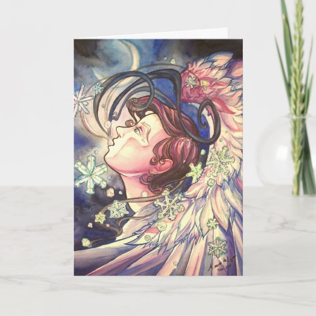 Carte de voeux Gabriel Closeup (Devant)