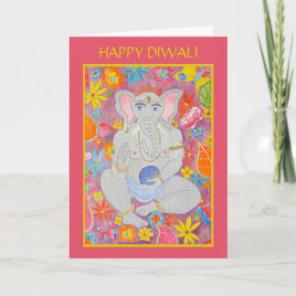Carte de voeux Ganesh Diwali