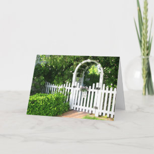 Carte de voeux Garden Gate