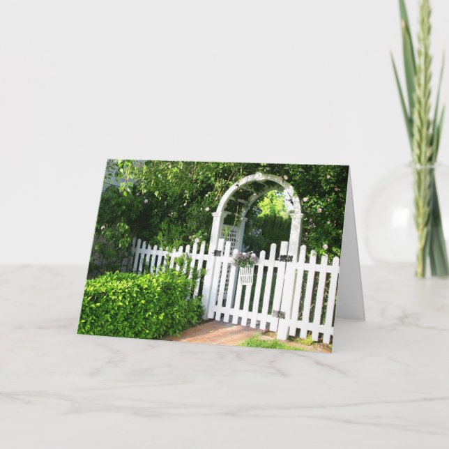 Carte de voeux Garden Gate (Devant)