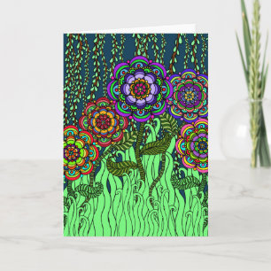 Carte de voeux Garden Glow