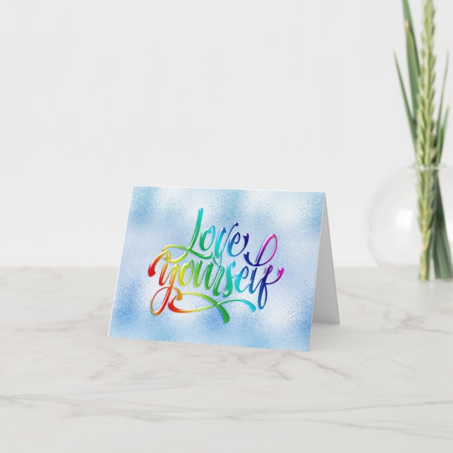 Carte de voeux gay pride (Devant)