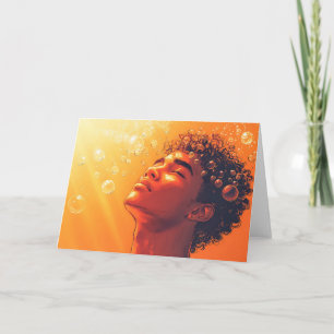 Carte de vœux Gay sur le thème de Bain de Rayons