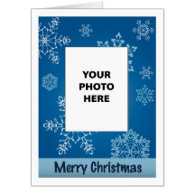 Carte de voeux géante de photo de Joyeux Noël