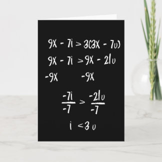 Carte de voeux Geeky adorable