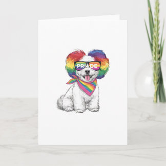 Carte de voeux générale LGBTQ+ - Rainbow Pup
