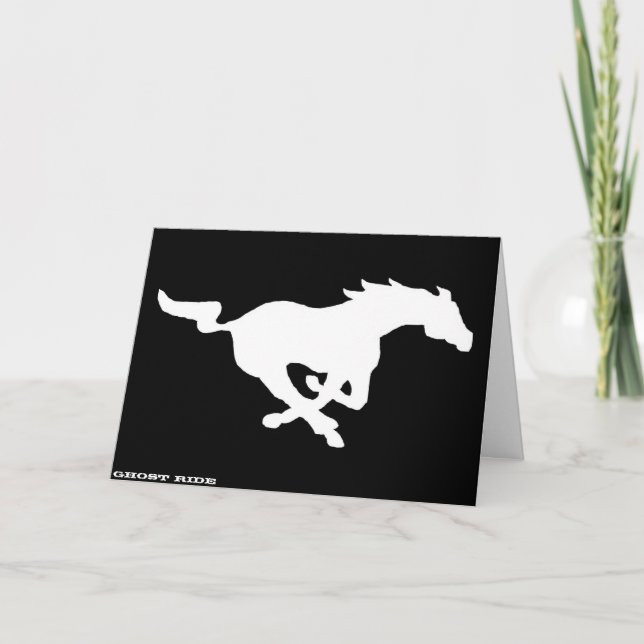 Carte de voeux Ghost Ride (Devant)