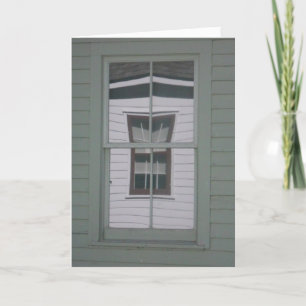 Carte de vœux « Gift Shop & Library Windows »