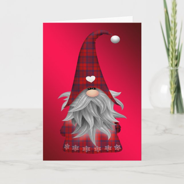Carte de voeux Gnome (Devant)