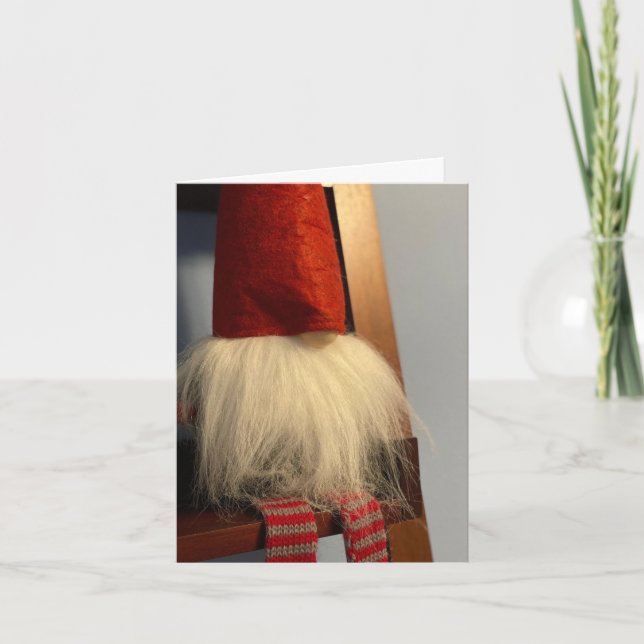 Carte de voeux Gnome Winter Solstice (Devant)