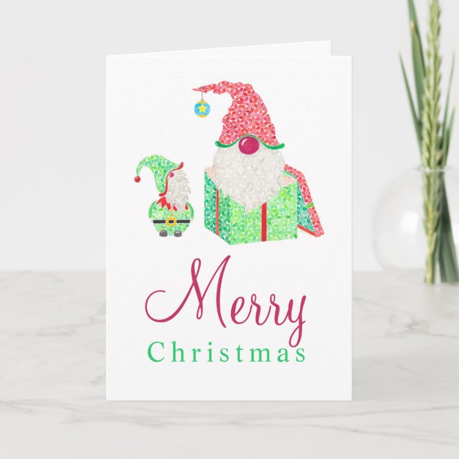 Carte de voeux Gnomes (Devant)