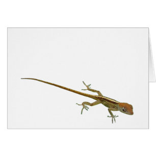 Carte de voeux Gold Lizard