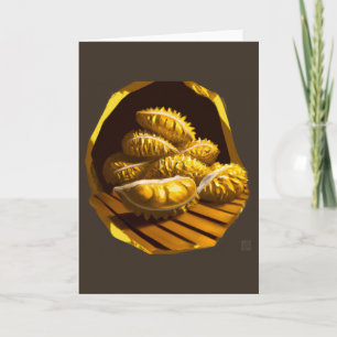 Carte de voeux Golden Durian